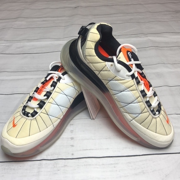 Nike Air Max Shoes Sail-White-Black-Hyper Orange 7 - Picture 1 of 9